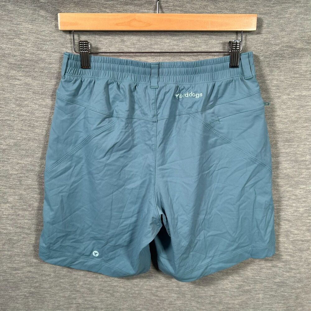 Birddog Shorts Mens M Blue Lined 7" Inseam Regular Stretch Orange Performance - Picture 9 of 11